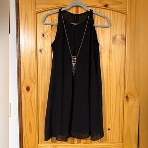 by & by Black Sleeveless Mini Dress